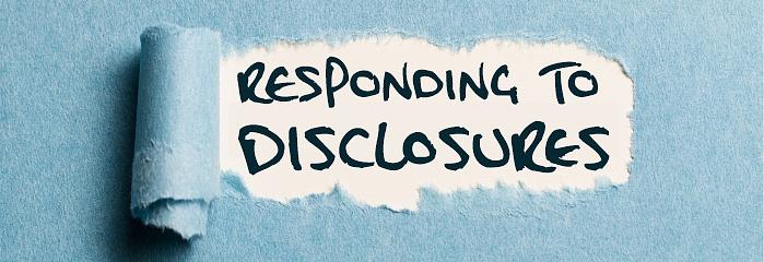 Responding to Disclosures logo